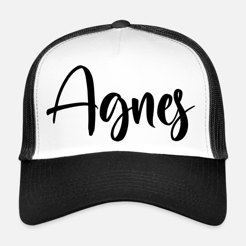 Prénom - Agnès Casquette trucker 