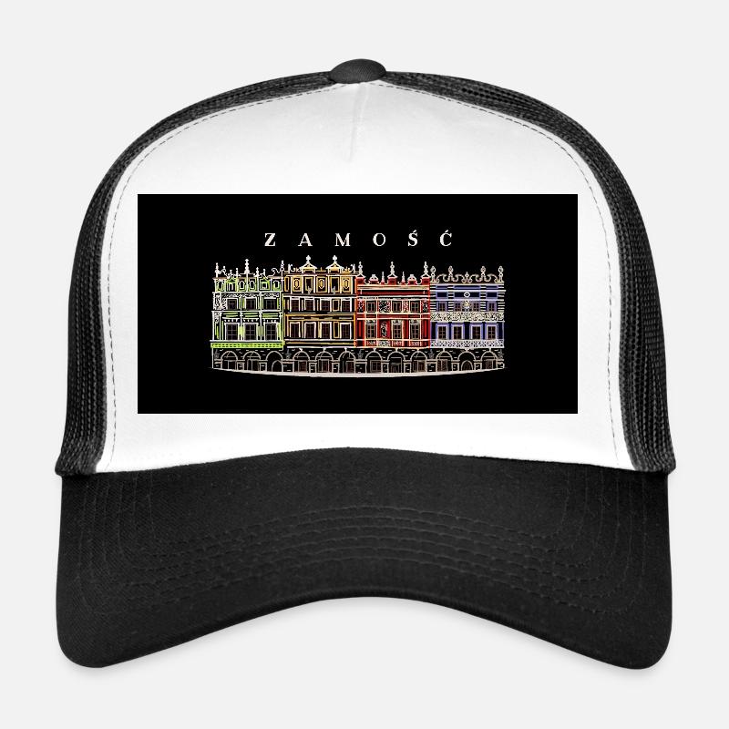 Zamosc, Poland World Heritage Site Drawing Trucker Cap