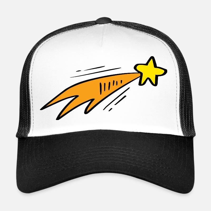 Fusée néon Star Trail Casquette trucker 