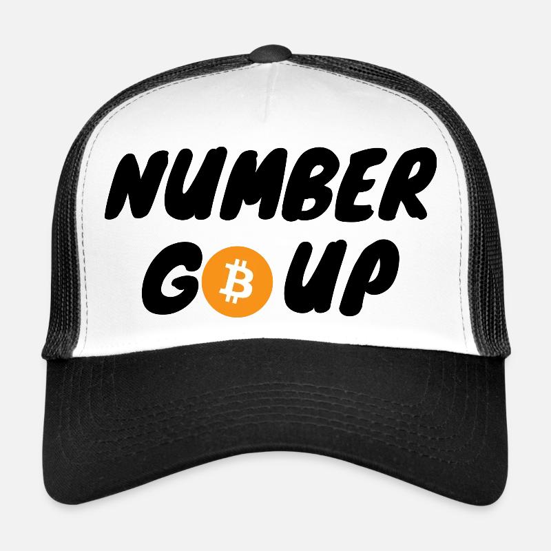 Le nombre de crypto-monnaies monte BTC Bitcoin Casquette trucker 