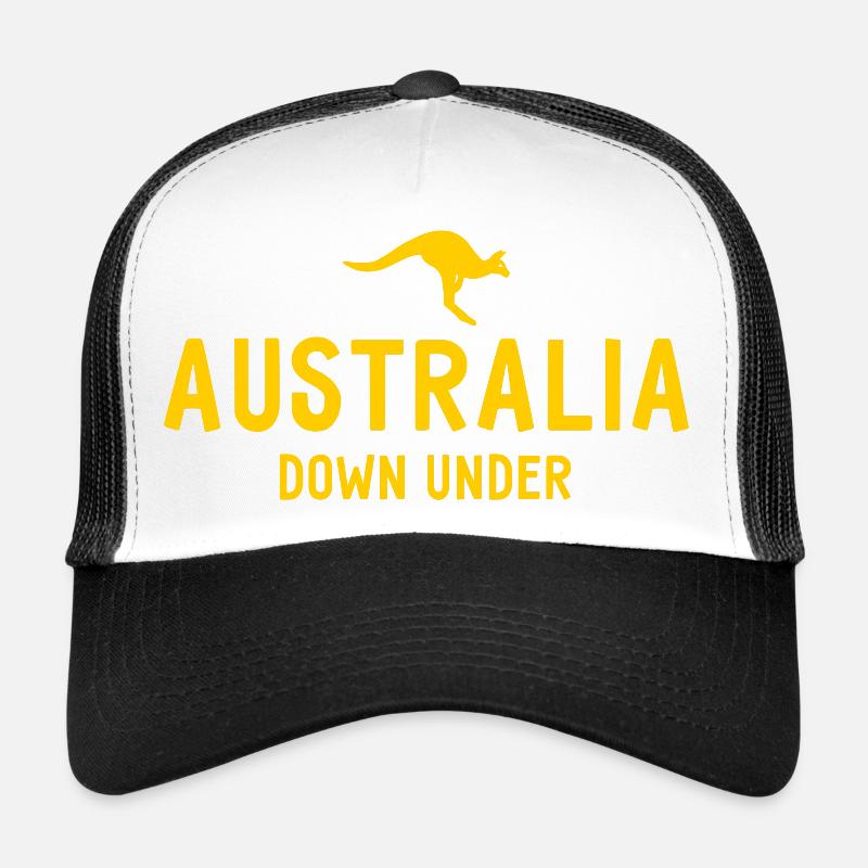 Australia - Down Under - Australia - Kangaroo Trucker Cap
