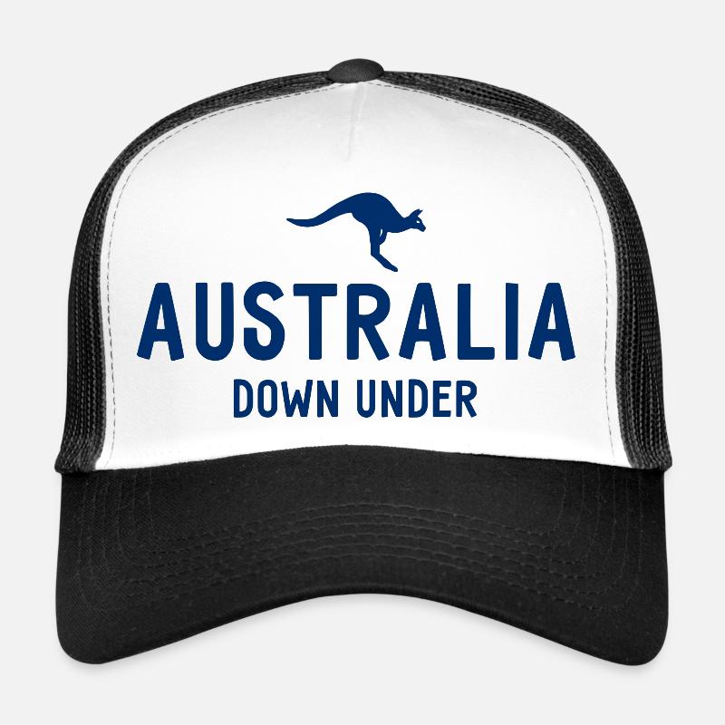 Australia - Down Under - Australia - Kangaroo Trucker Cap