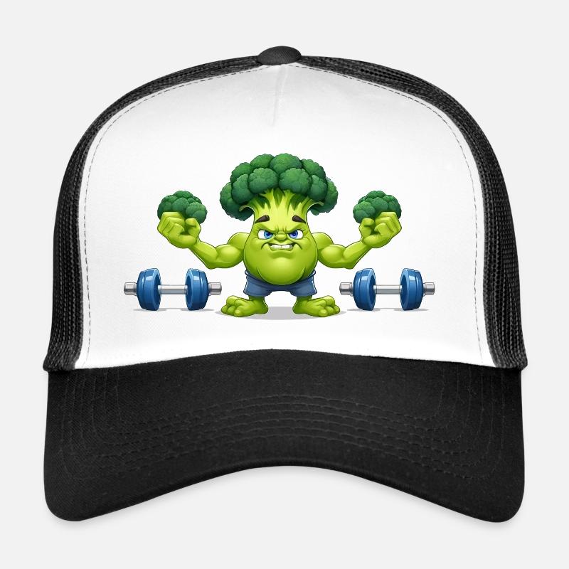Halophiles de brocoli Casquette trucker 