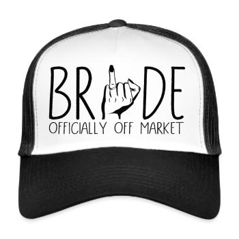 Bride – Officially Off Market - Trucker Cap - Weiß/Schwarz - Vorne