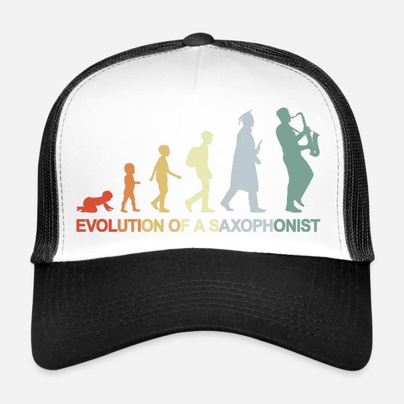 Vintage Saxophonist Evolution Trucker Cap