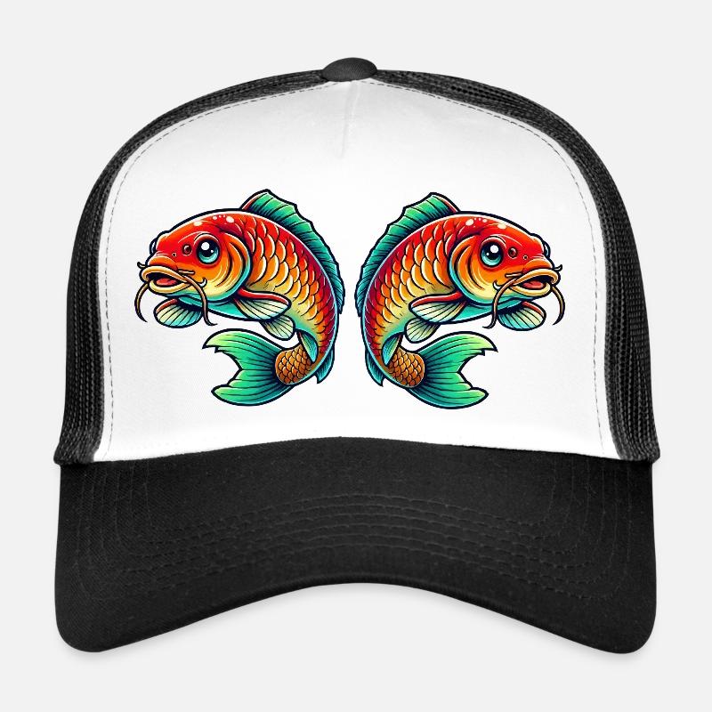 Fisch Karpfen Trucker Cap