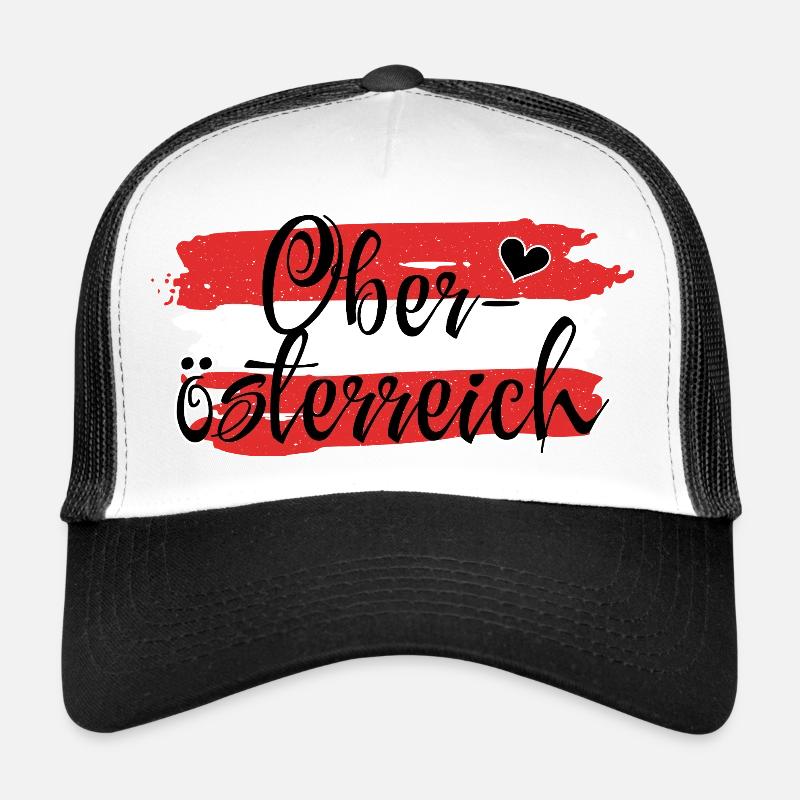 Drapeau Autriche Haute-Autriche Casquette trucker 