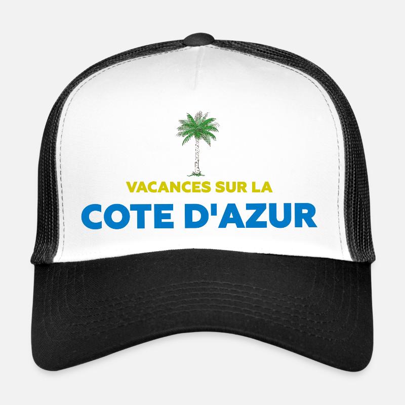 Vacances sur la côte d'azur Casquette trucker 