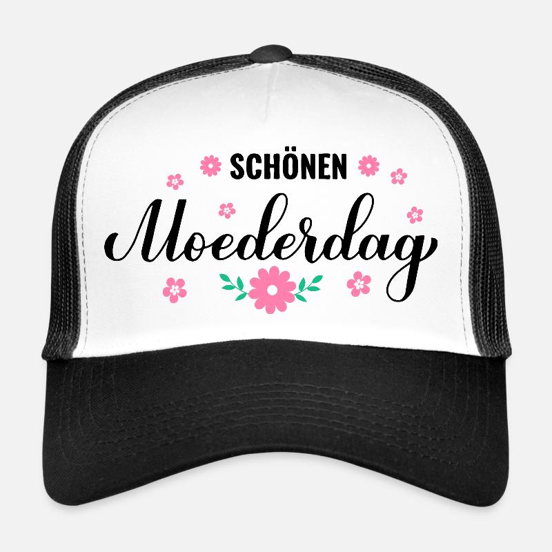 Couronne de fleurs en rose pastel Casquette trucker 