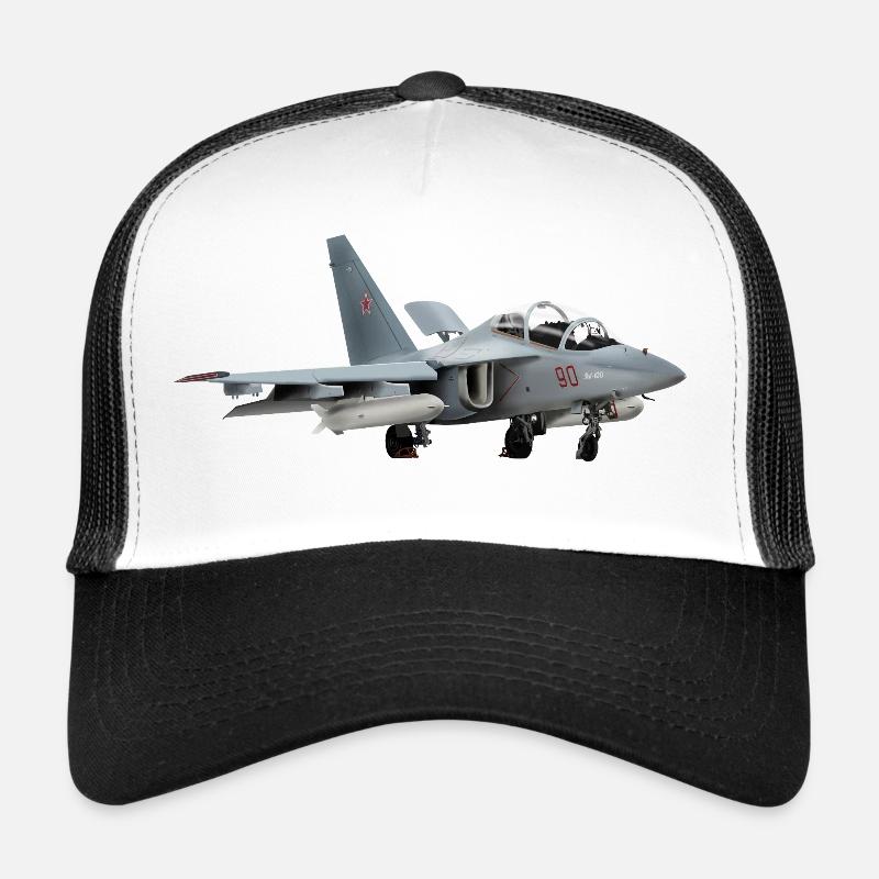 Jet Yak-130 gris Casquette trucker 