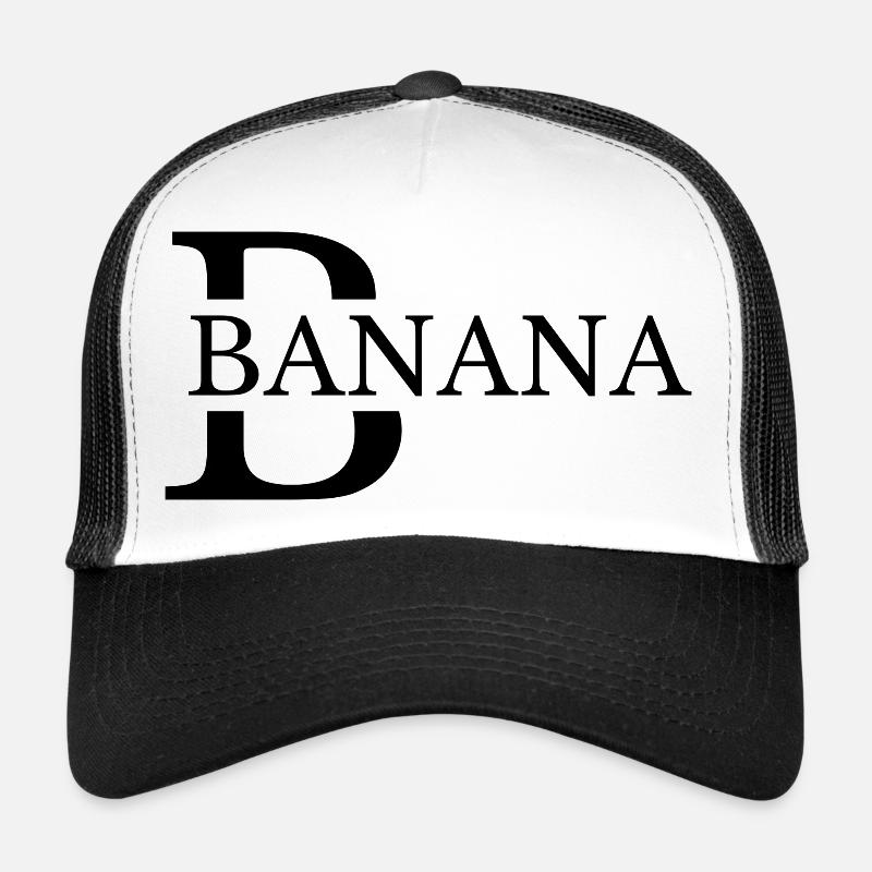 Banana Bold Typography Trucker Cap