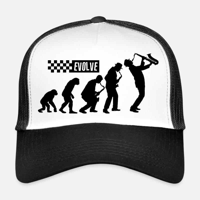 Evolution of Ska – British 2 Tone Music Design Trucker Cap