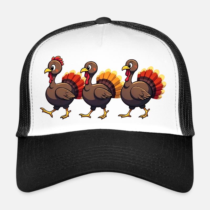 Bébé dinde de Thanksgiving Casquette trucker 