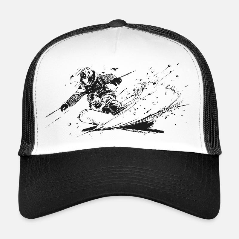 Snowboard Trucker Cap