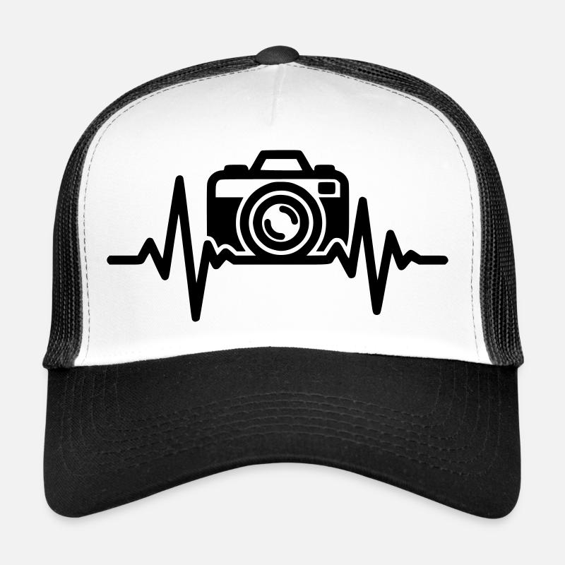Kamera Herzschlag – Fotograf Geschenk Trucker Cap
