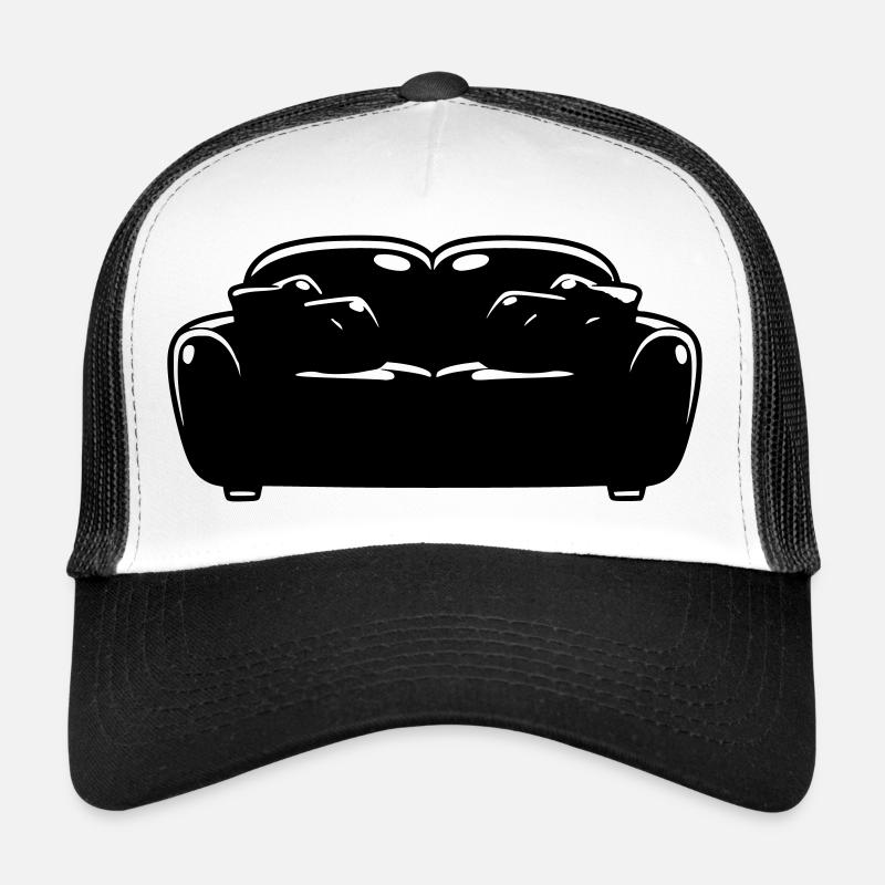 Sofa Couch Silhouette Chill Vektor Trucker Cap