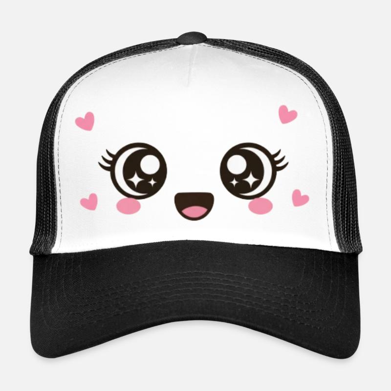 Kawaii Yeux mignons Casquette trucker 