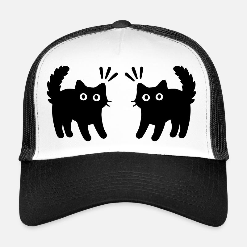 Chats Couple Casquette trucker 