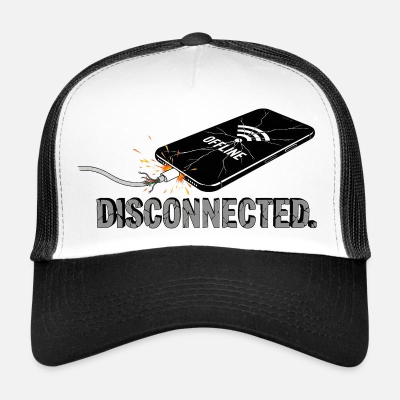 Disconnected - Digital Break Trucker Cap