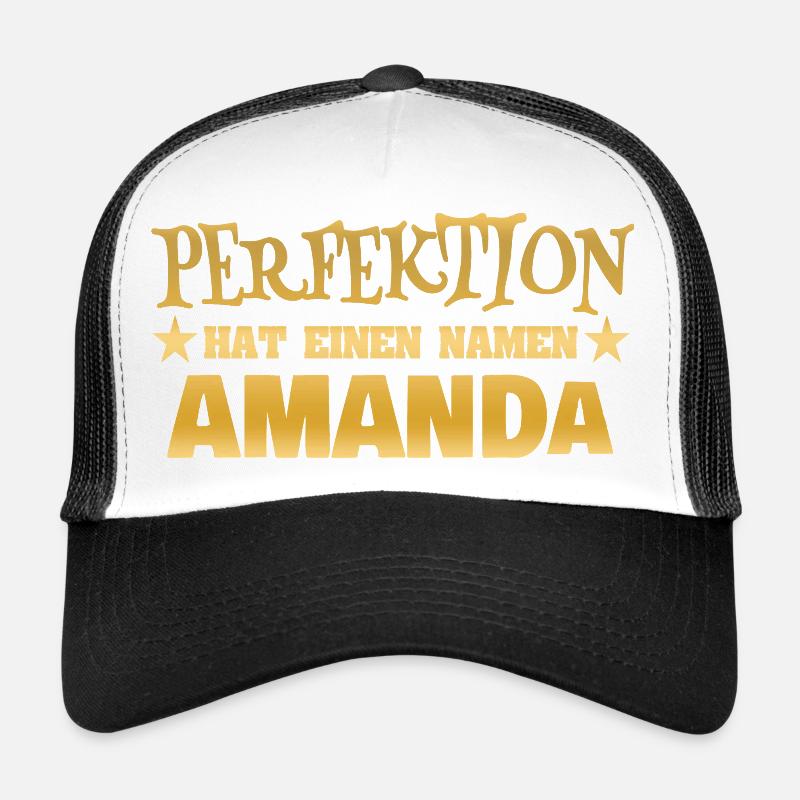 Amanda comme nom de femme Casquette trucker 
