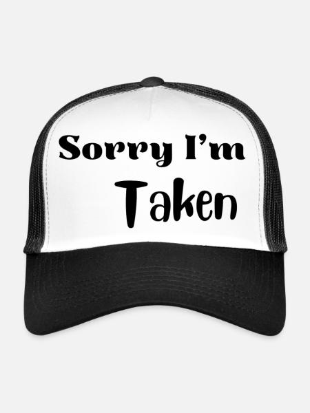 Funny Valentine Love Shirt - Trucker Cap - white/black