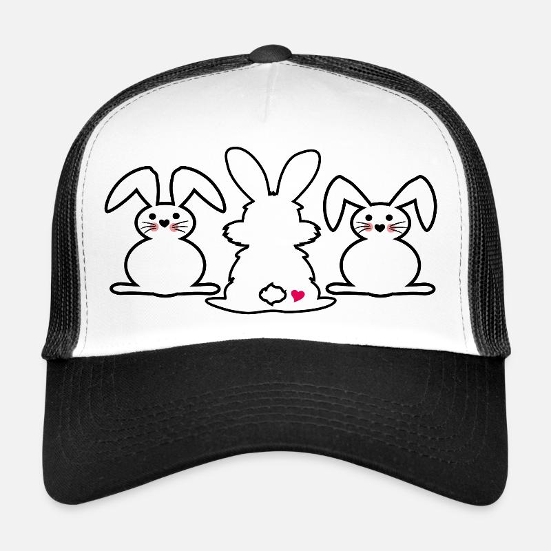 trois lapins de Pâques Casquette trucker