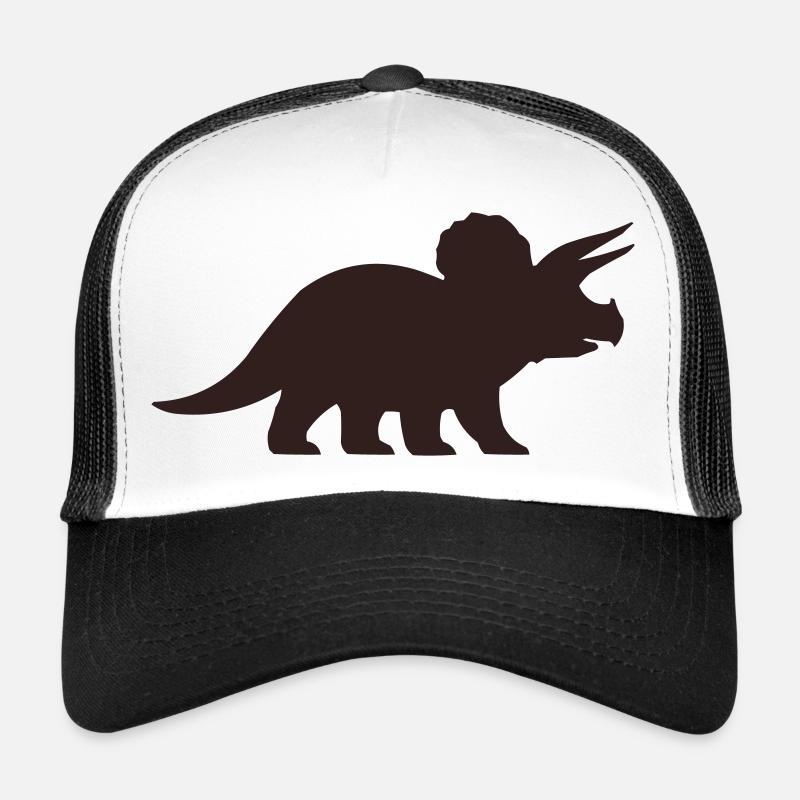 Triceratops-Silhouette Trucker Cap