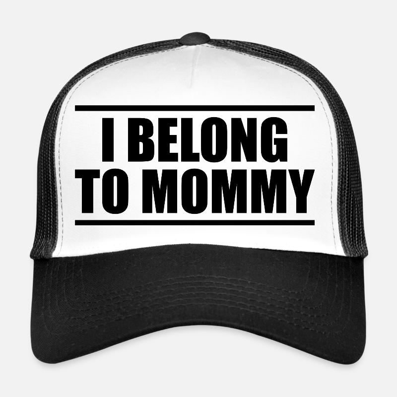 Ich gehöre zu Mama Süßes Muttertag Motiv Trucker Cap