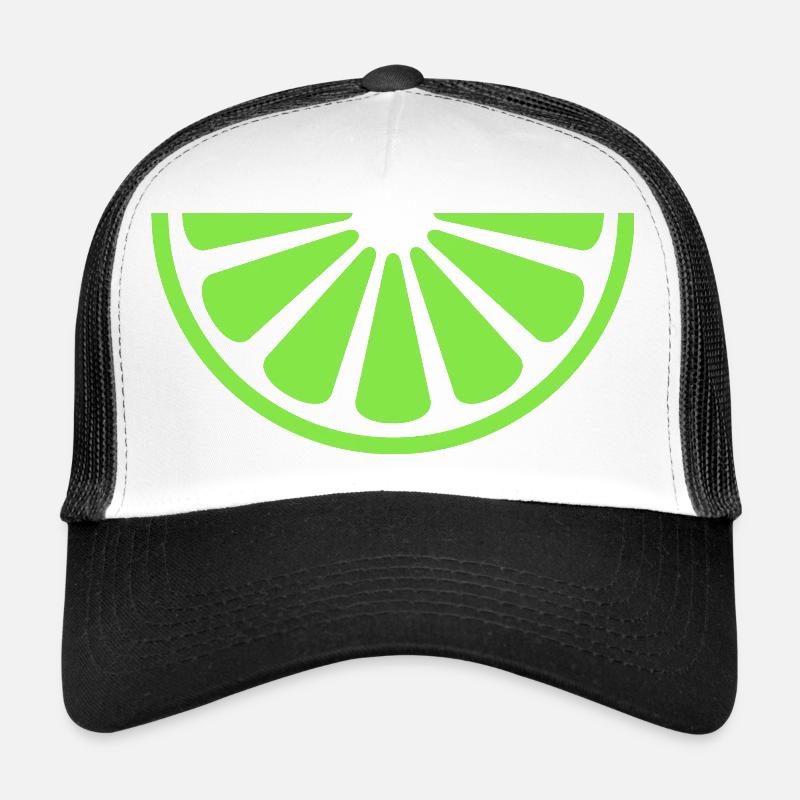 Tranche de citron vert Casquette trucker 