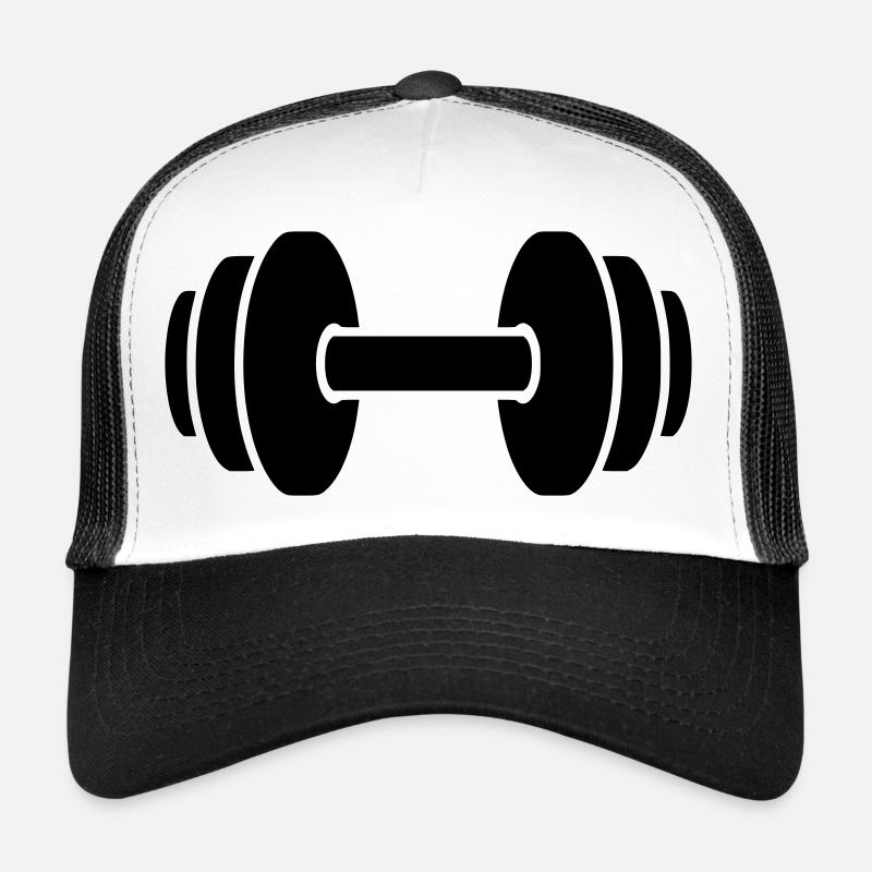 Dumbbell Weightlifting Sport Trucker Cap