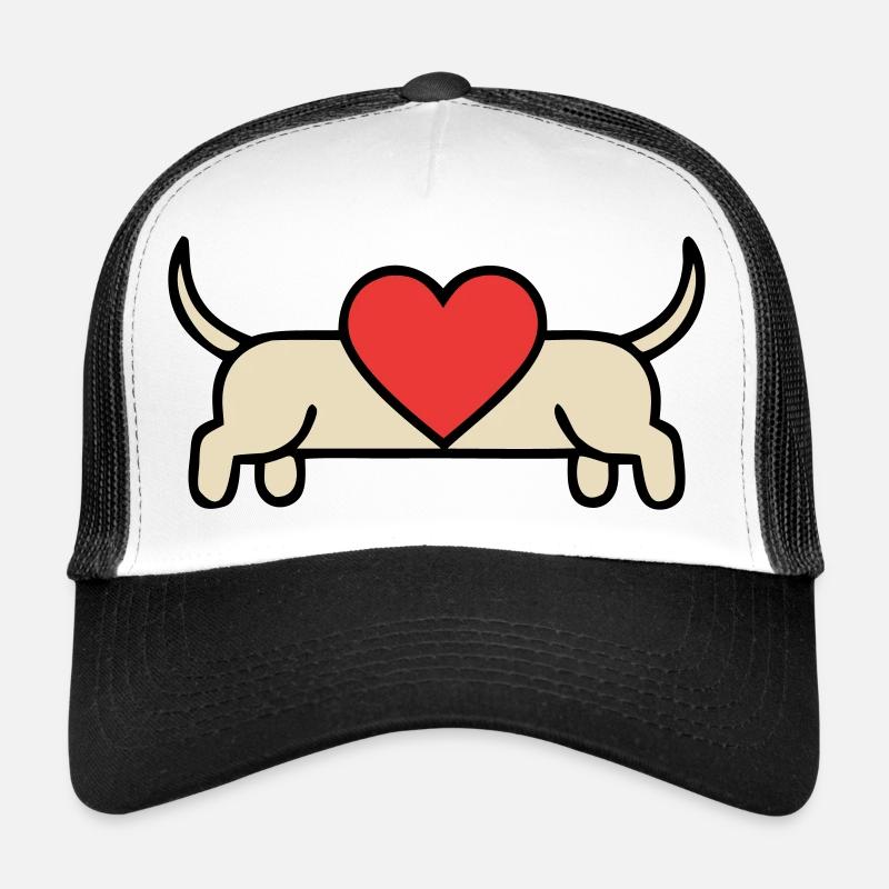 Dackel Herz Liebe Hundemama Trucker Cap