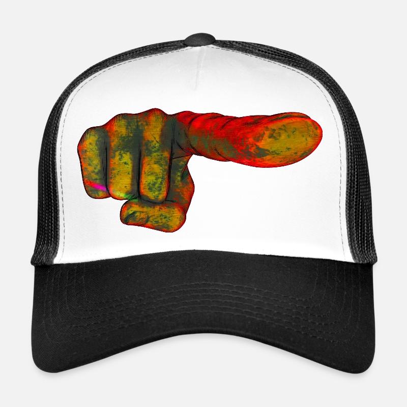Index de l’explosion de couleur Casquette trucker 
