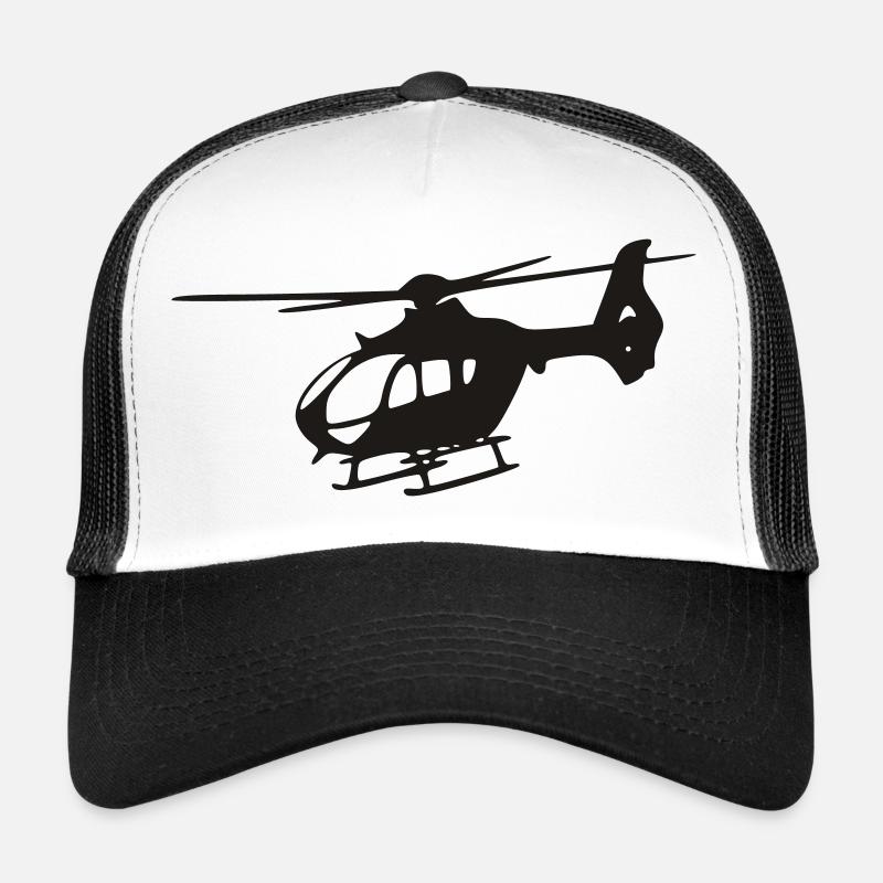 EC-135 - Helicopter - Trucker Cap - white/black