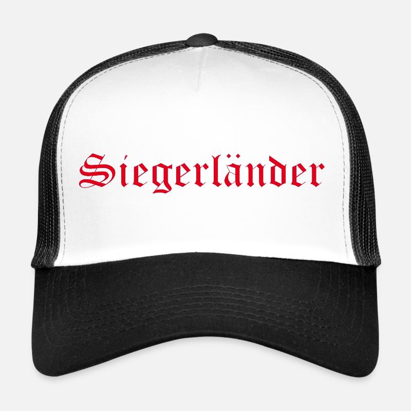 Siegerländer - Trucker Cap - Weiß/Schwarz