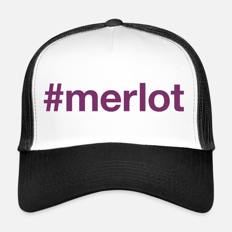 MERLOT Hashtag Casquette trucker 
