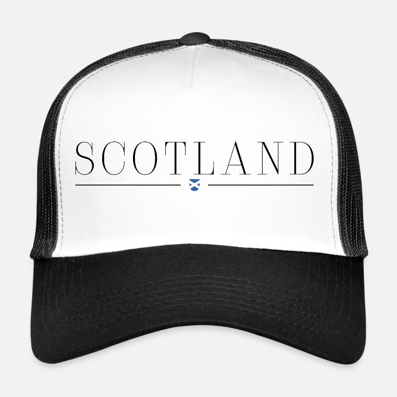 Ich liebe Schottland - Trucker Cap - Weiß/Schwarz