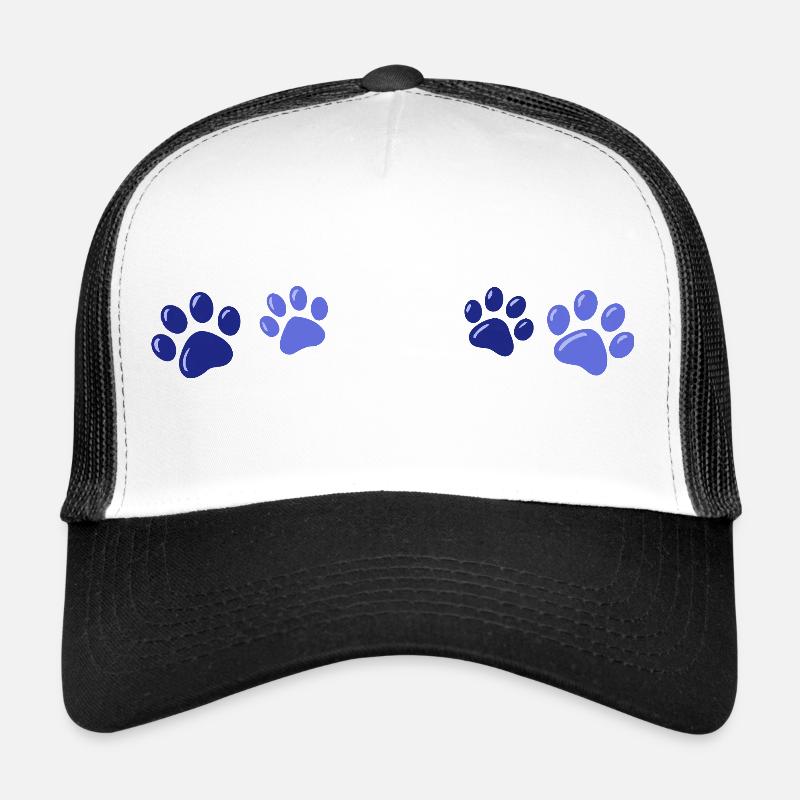 Blue Animal Prints Trucker Cap