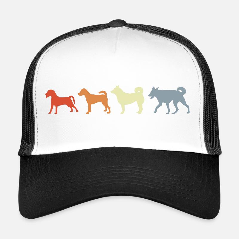 Évolution canine vintage Casquette trucker 