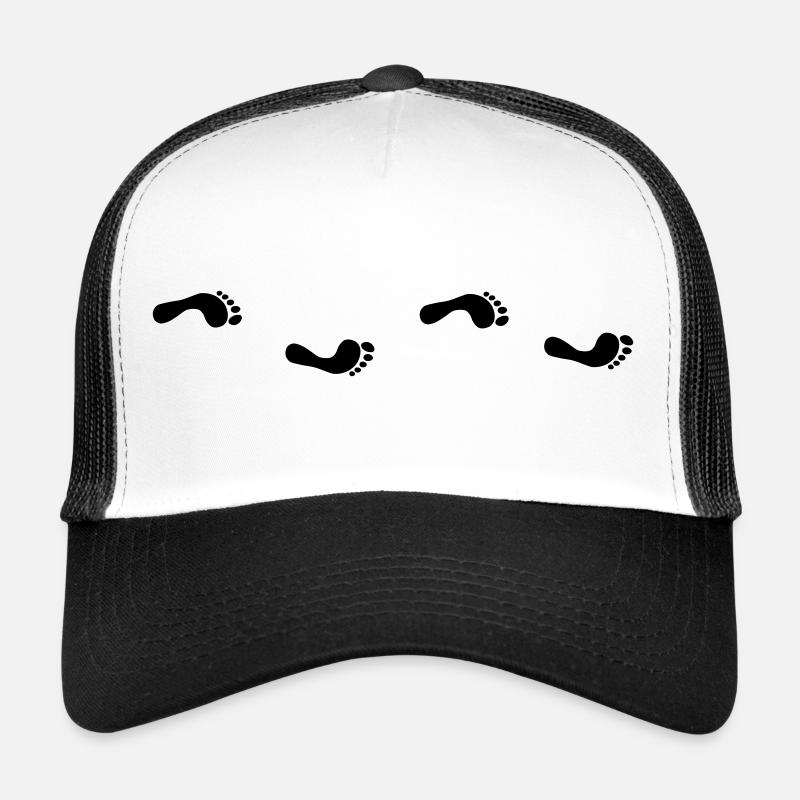 Fußabdruck Trucker Cap