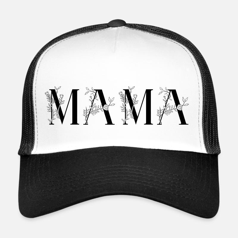 Mama - Trucker Cap - Weiß/Schwarz