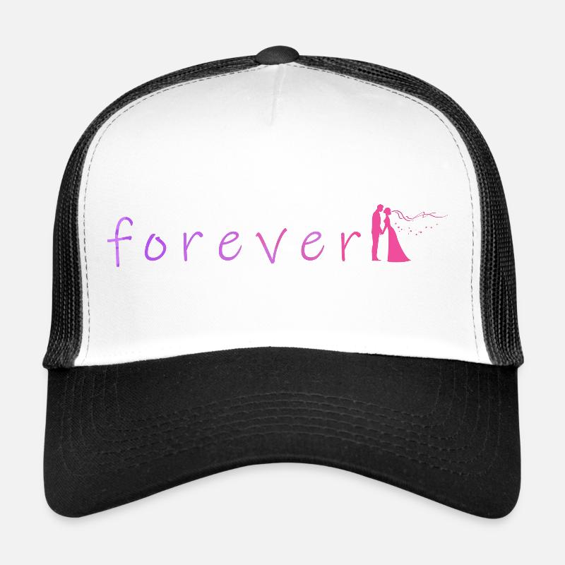 Forever Love Dancing Silhouette Trucker Cap