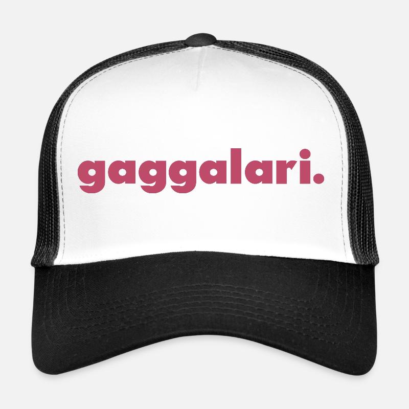 Gaggalari. - Trucker Cap - white/black