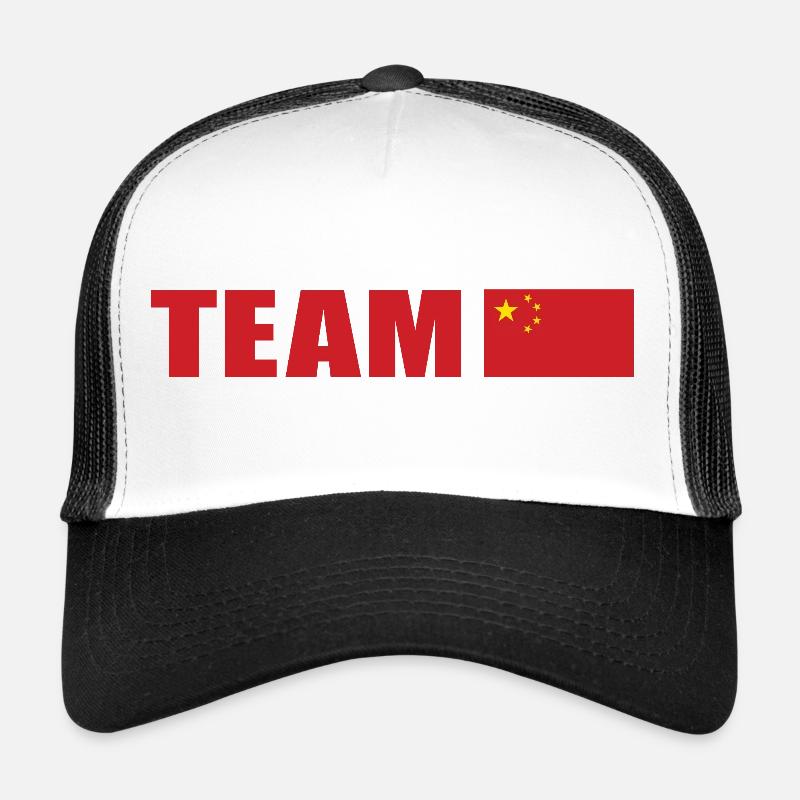 Support Team China - Trucker Cap - white/black