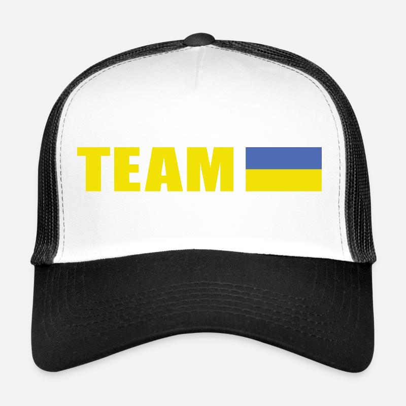 Support Team Ukraine - Trucker Cap - white/black