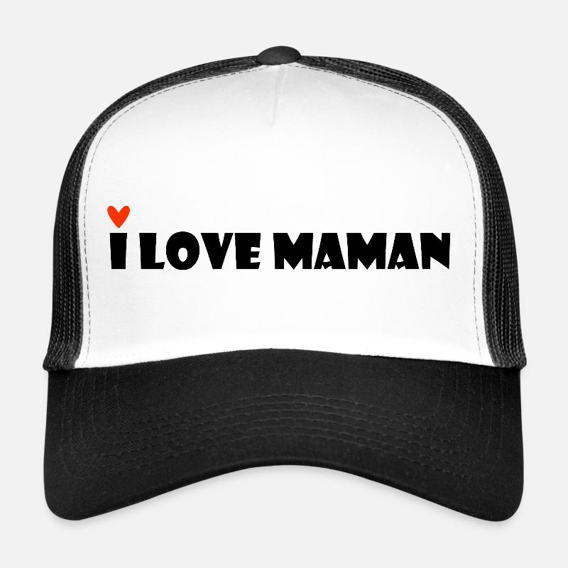 ICH LIEBE MAMA. MAMA LIEBTE ES. MAMA. MUTTERTAG. Trucker Cap