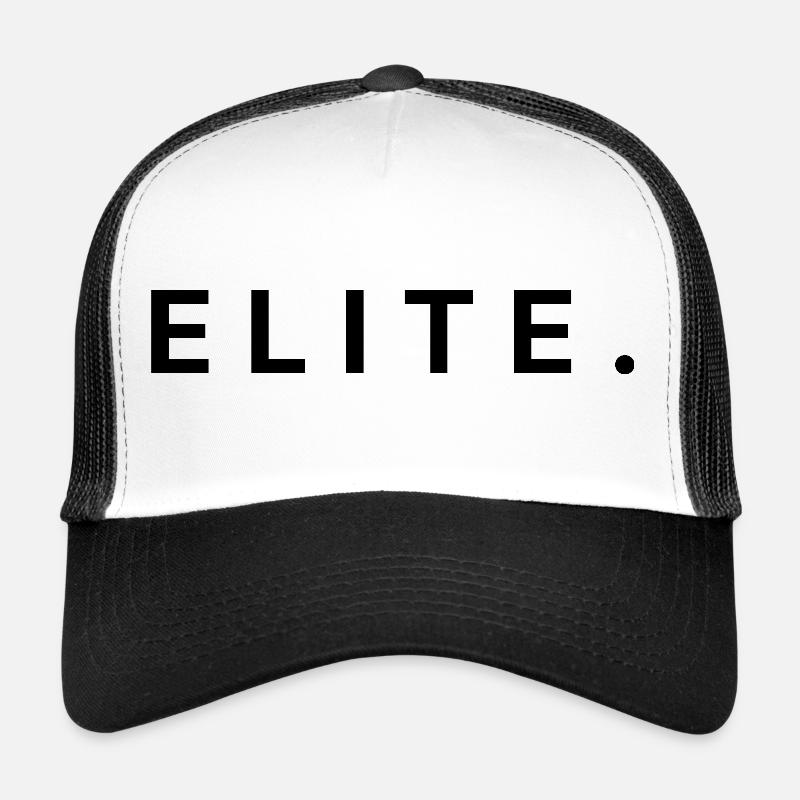 Style Élite Motivation - Casquette trucker  - blanc/noir