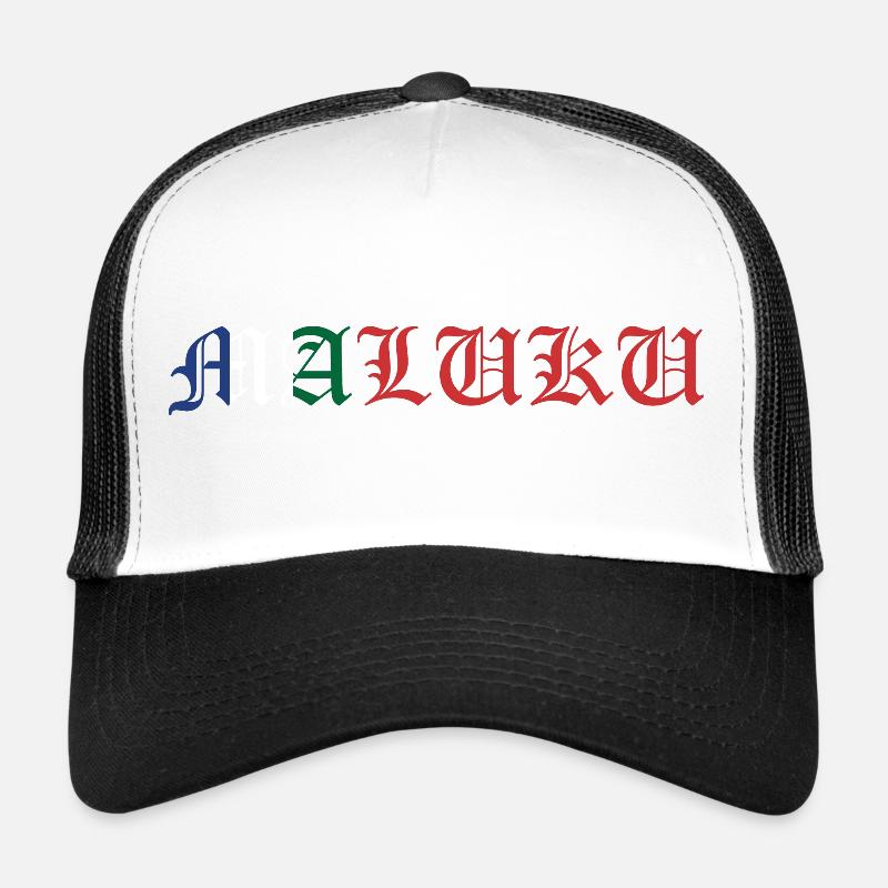 Maluku RMS - Trucker Cap - white/black