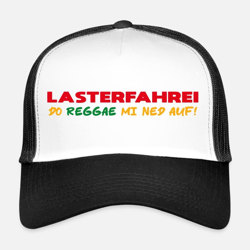 LASTERFAHREI - Do Reggae Mi Ned Auf! (3-Farbig) Trucker Cap