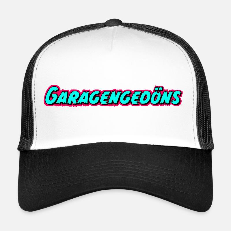 Garagengedöns - Trucker Cap - Weiß/Schwarz