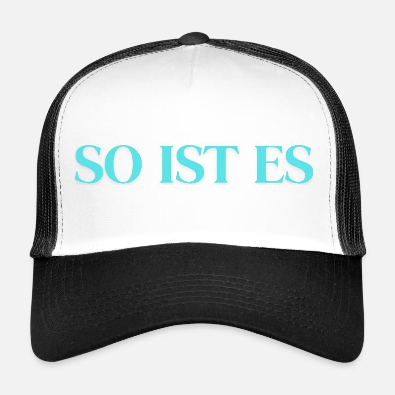 C’est juste - Casquette trucker  - blanc/noir